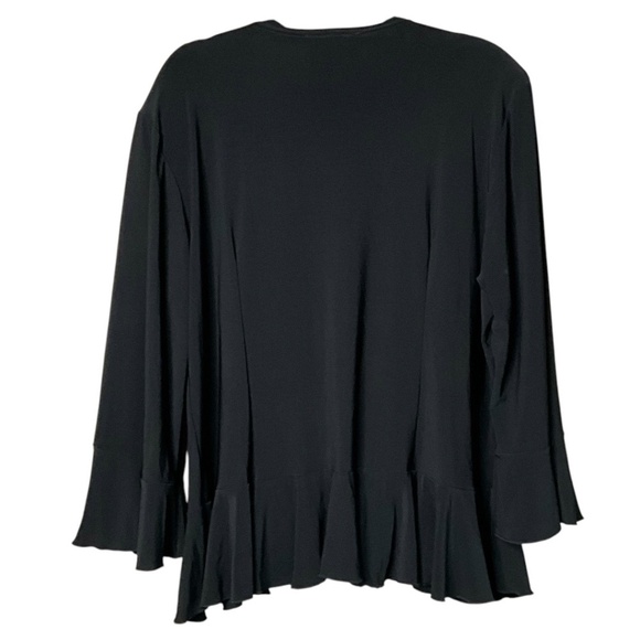 ARTEX Black One Button Cardigan / Jacket XL - Picture 4 of 11